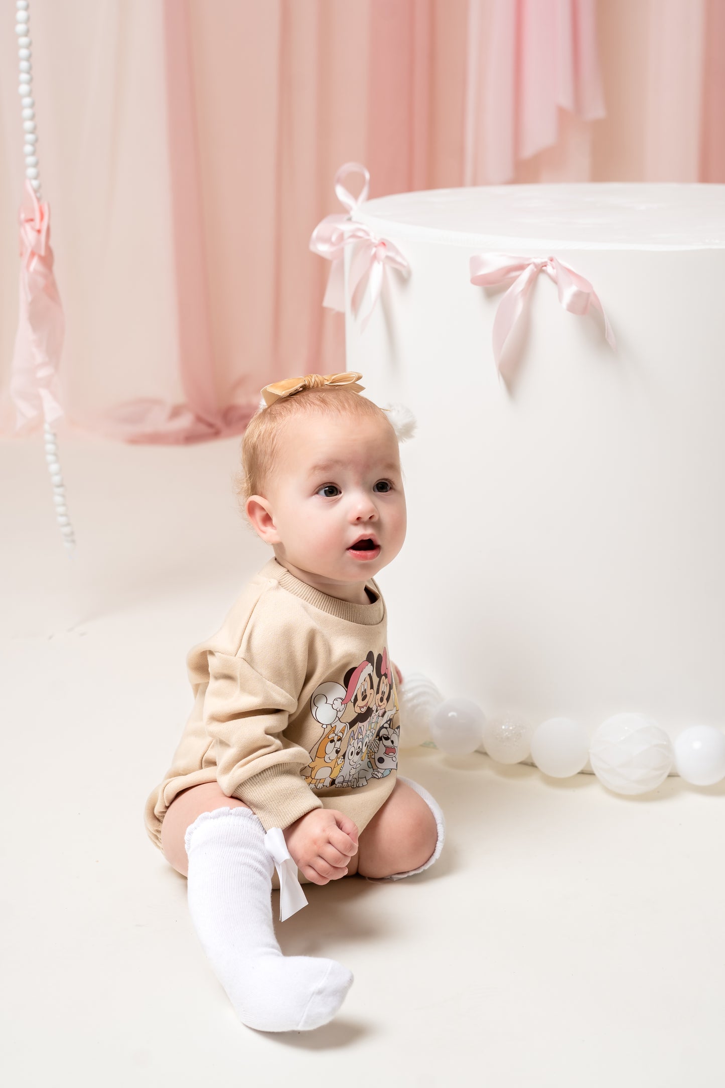 Christmas Mouse & Dogs Bubble Romper