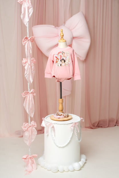 Princess Pink Bubble Romper