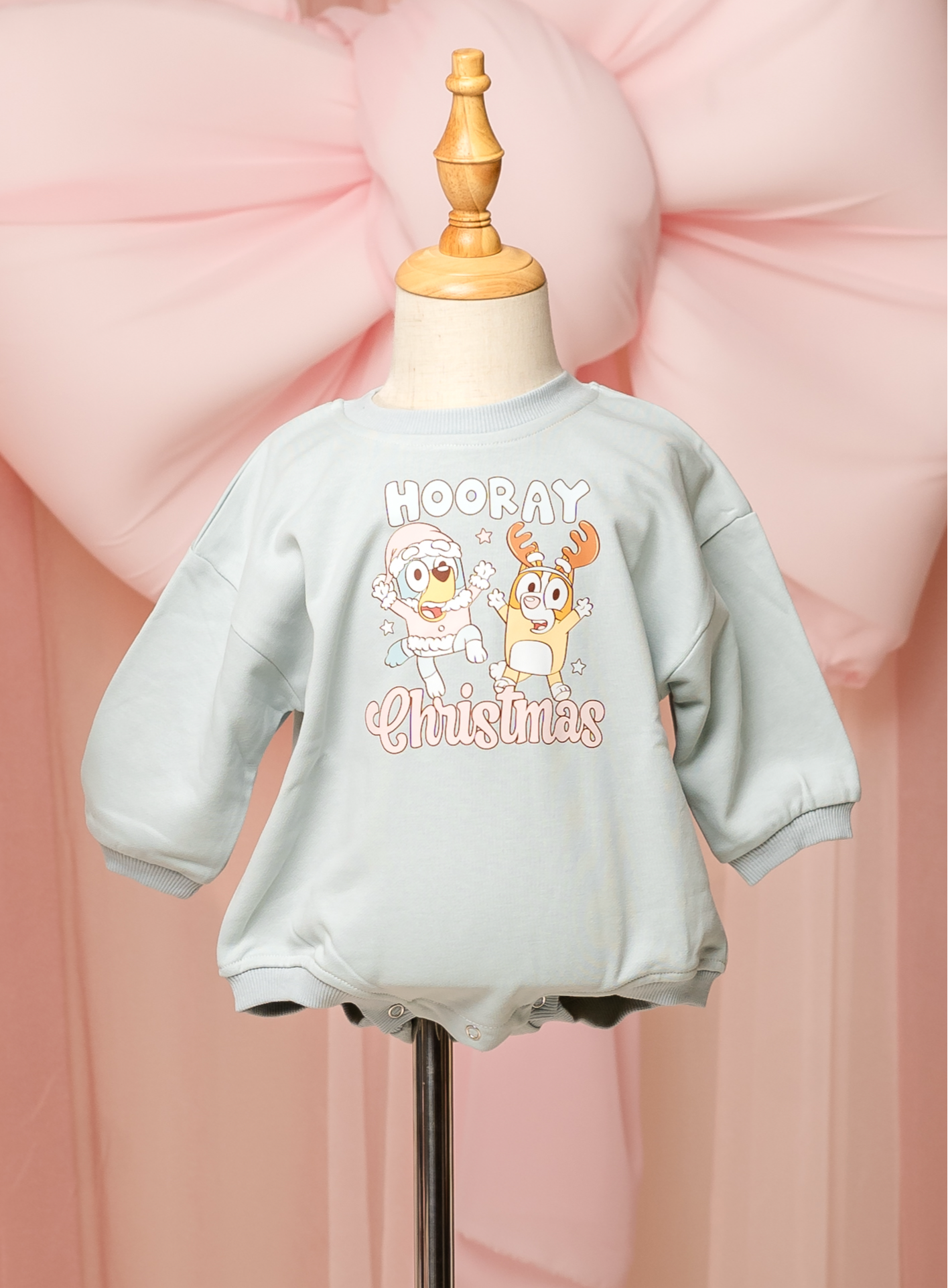 Hooray Christmas Dog Bubble Romper