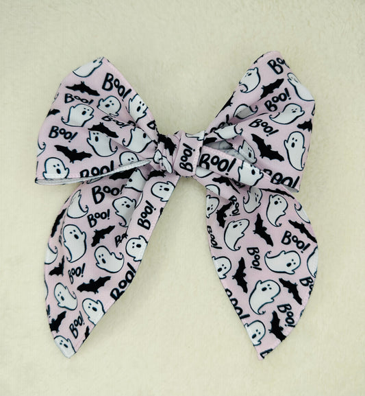 Not So Spooky Fabric Bows