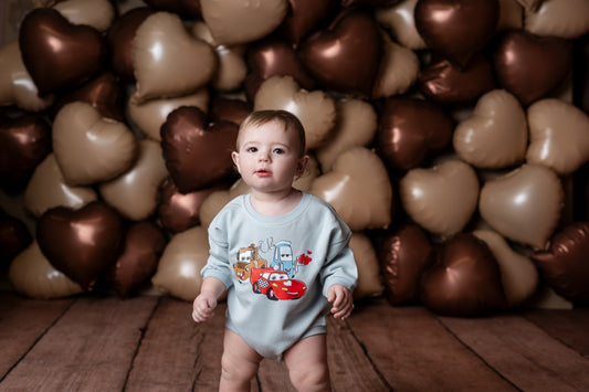 Cars Love Bubble Romper