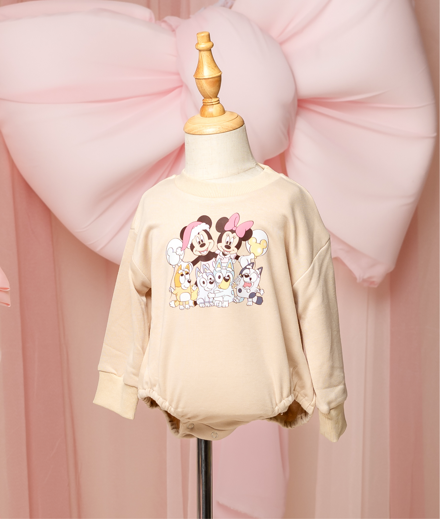 Christmas Mouse & Dogs Bubble Romper