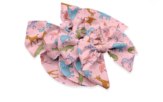 Ribbed Birthday Fabric Bows