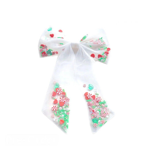 Holiday Mix Long Tail Shaker Bow
