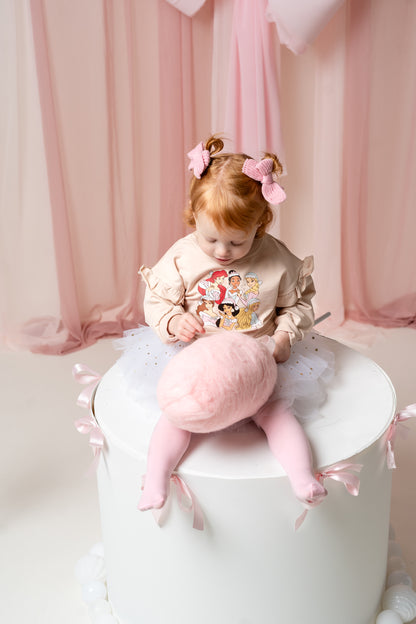 Ruffled Princess Sweatshirt