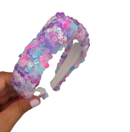 Mermaid Sequin Knotted Headband