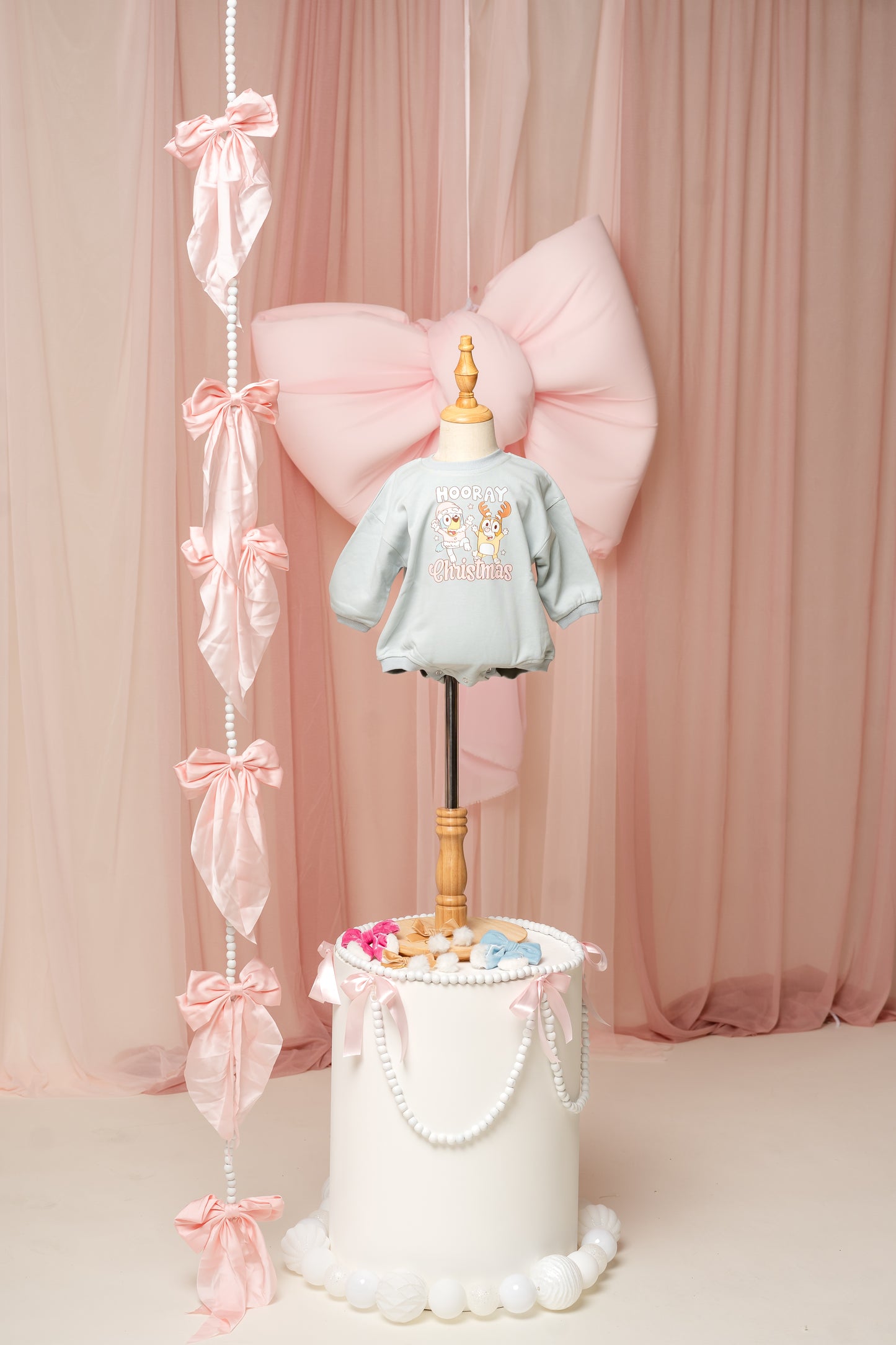 Hooray Christmas Dog Bubble Romper