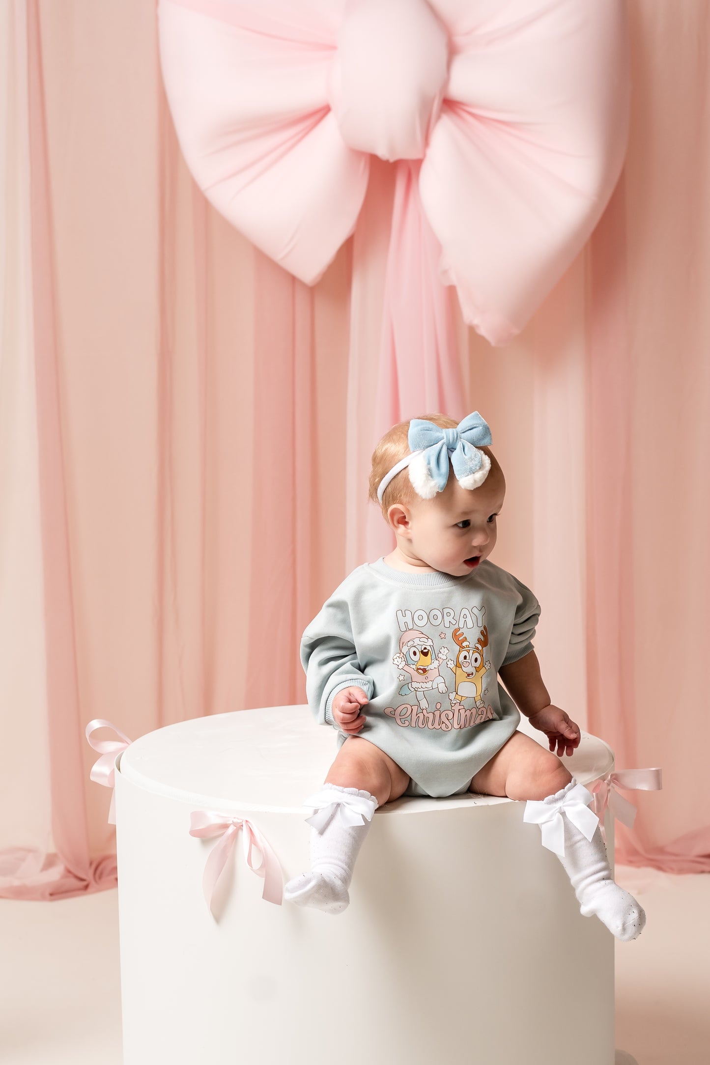 Hooray Christmas Dog Bubble Romper