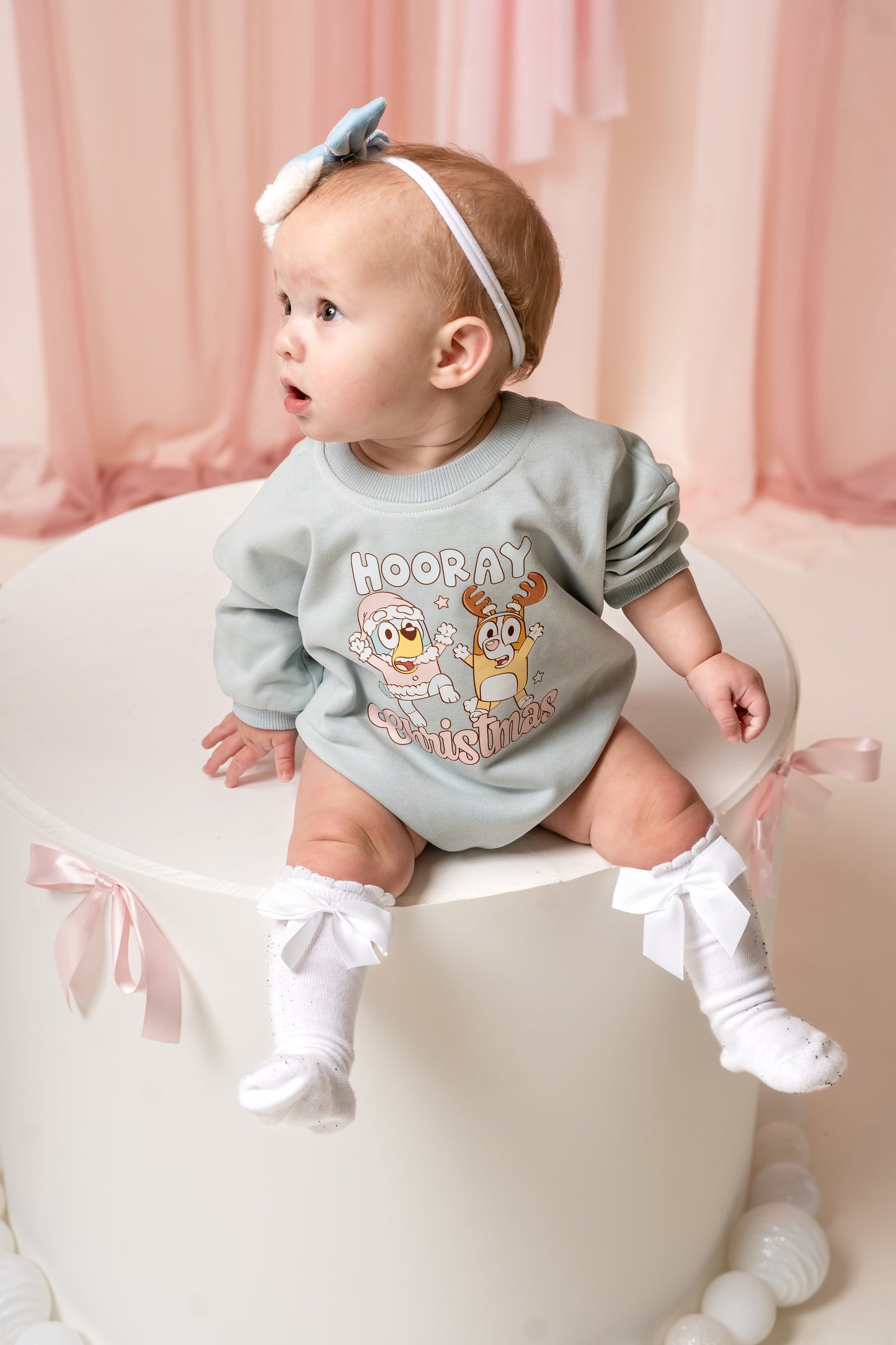 Hooray Christmas Dog Bubble Romper