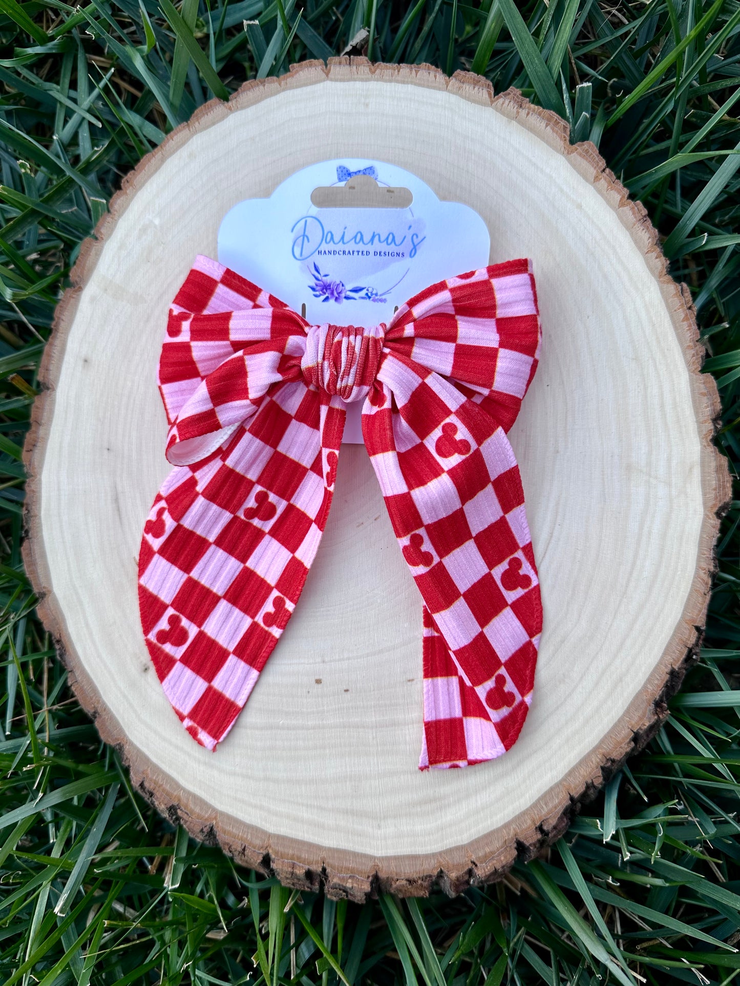 Christmas Fabric Bows, Alligator Clip Bows