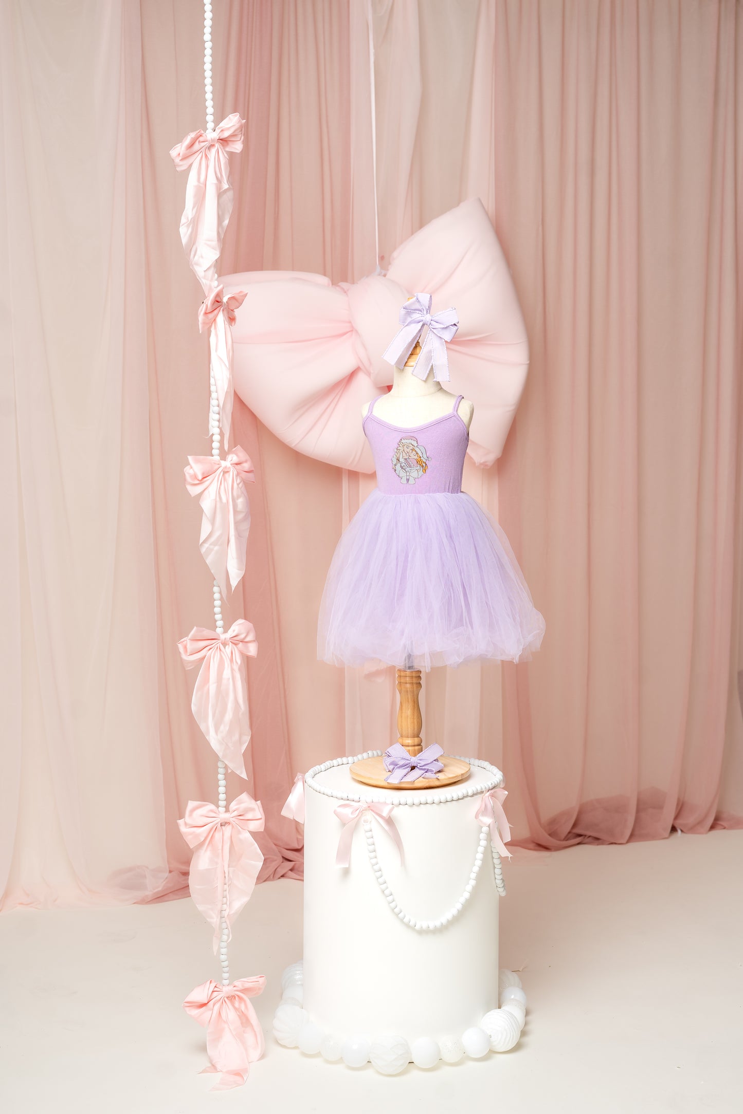 Winter Sisters Lavender Tutu Dress