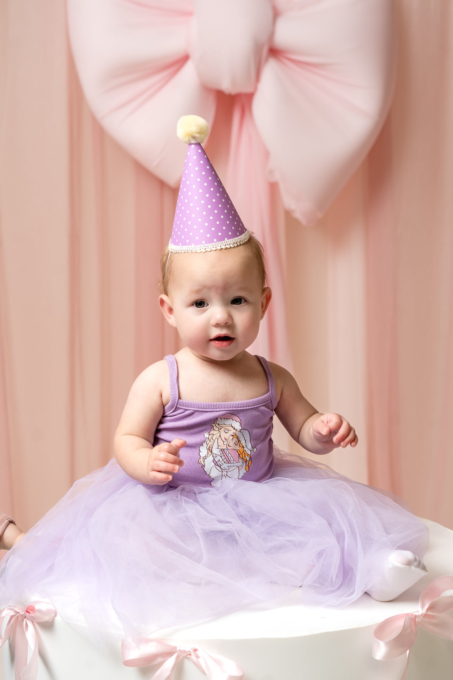 Winter Sisters Lavender Tutu Dress