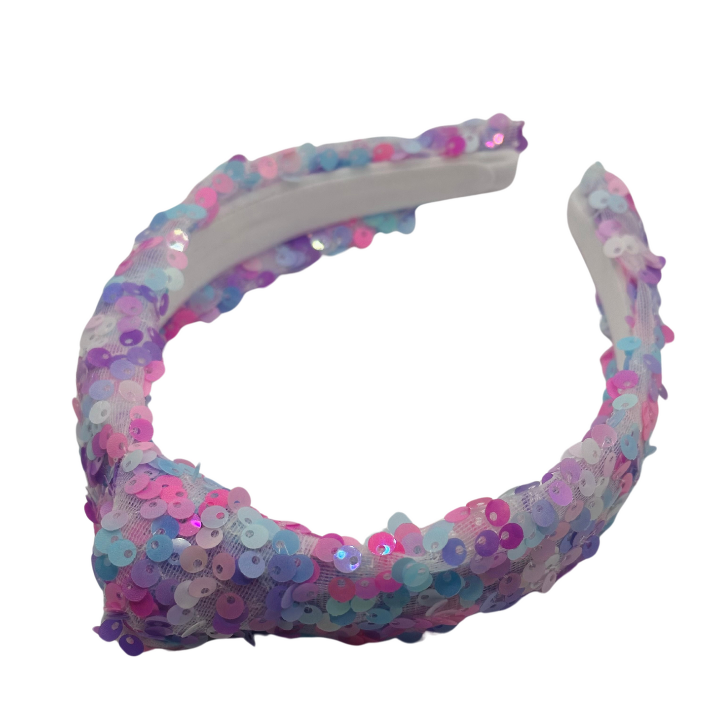Mermaid Sequin Knotted Headband