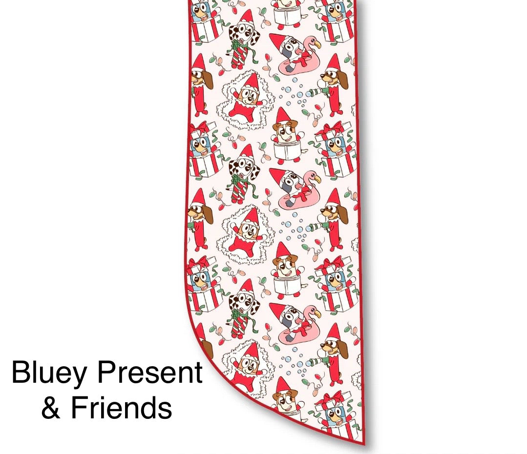 Christmas Themed Fabric Bows