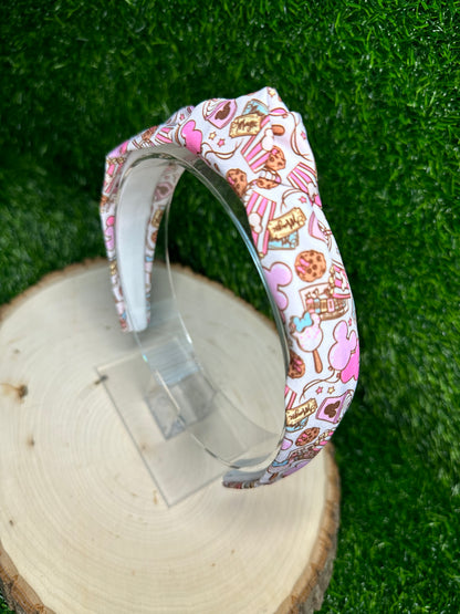 Magical Park Snacks Knotted Headband