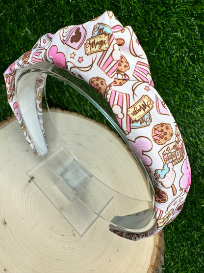 Magical Park Snacks Knotted Headband